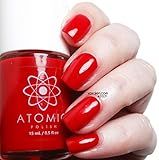 Red Nail Polish - Glossy Creme Polish - Atomic Polish - Oxygen (O) - Free Shipping | Amazon (US)