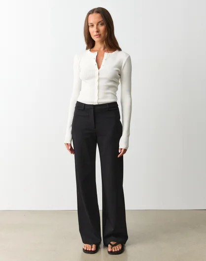 Mid Rise Tailored Ponte Pant | Glassons (Australia)
