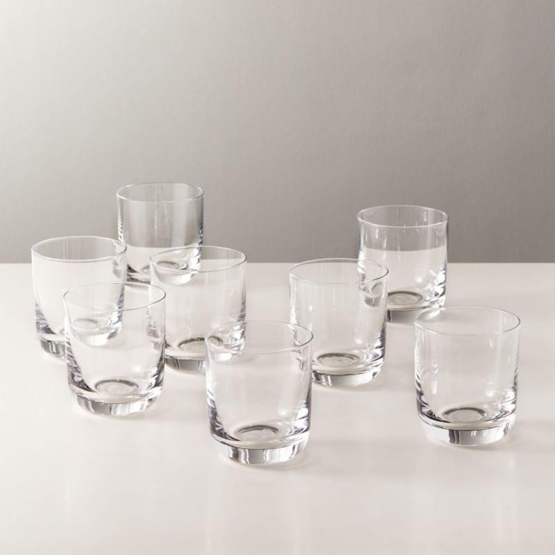 Watson Double Old-Fashioned Glasses Set of 8 + Reviews | CB2 | CB2