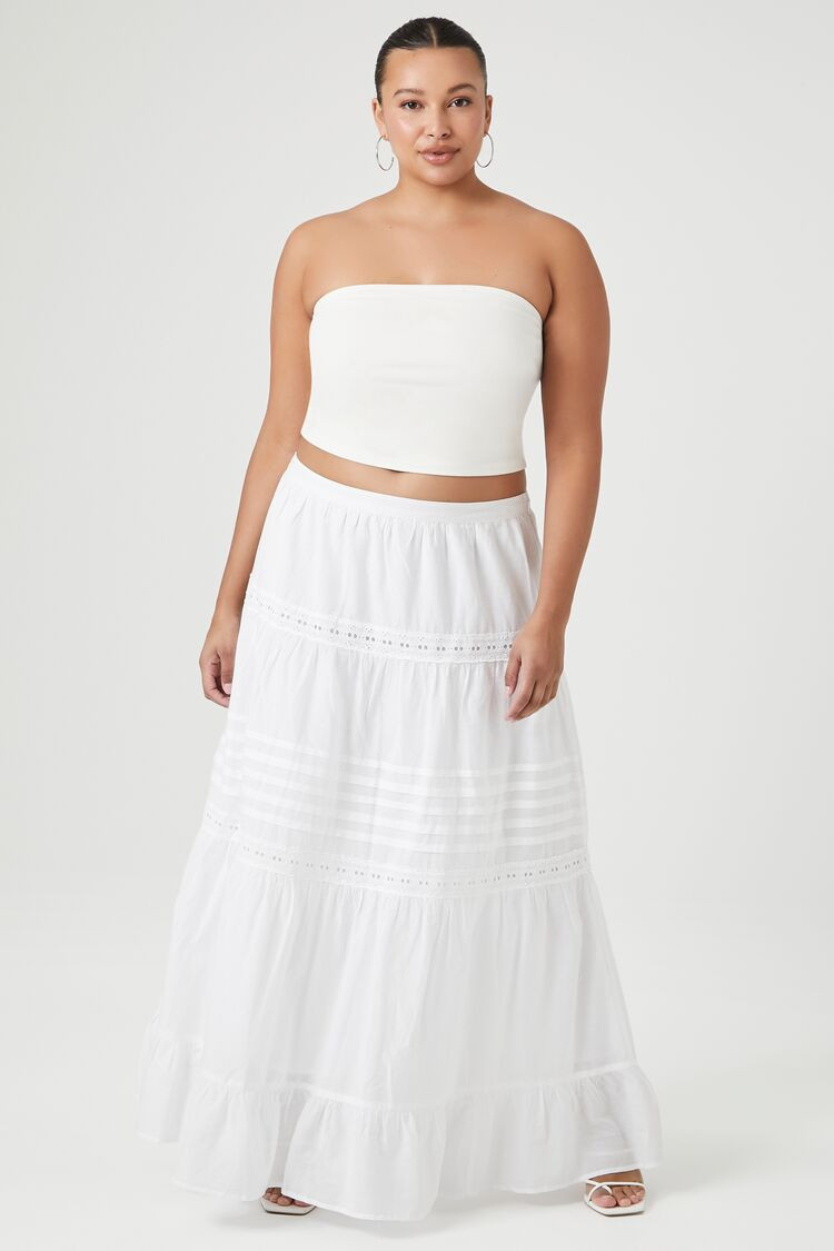 Plus Size Crochet Lace Maxi Skirt | Forever 21