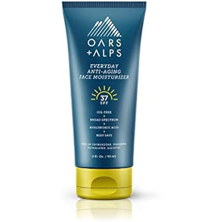 Oars + Alps Everyday SPF 35 Sunscreen Body Lotion, Naturally Derived Skin Care Infused with Aloe Lea | Amazon (US)