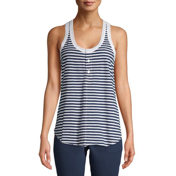 Women's Sleeveless Henley Tank Top | Walmart (US)