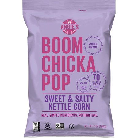 Angie's BOOMCHICKAPOP Sweet & Salty Kettle Corn Popcorn, 7 oz. | Walmart (US)