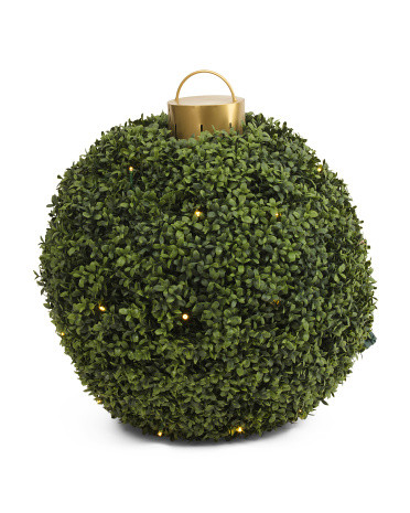 Outdoor Safe Led Boxwood Ornament | TJ Maxx