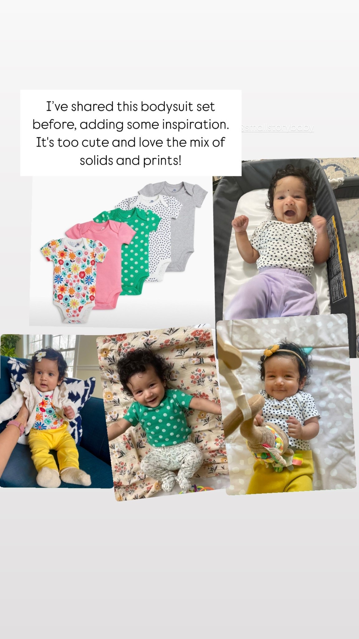 Baby girl bodysuit and leggings we love, 3-6 months old baby girl outfits 
Small story baby suit set from babylist 

#LTKKids #LTKBaby #LTKSeasonal