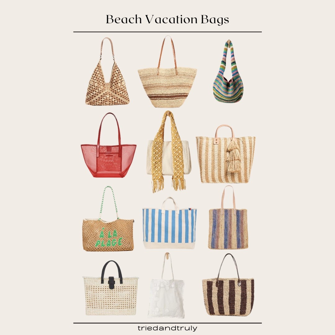 Beach Vacation Bags
Straw bag straw tote pool bag beach tote vacation bag 

#LTKItBag #LTKStyleTip #LTKTravel