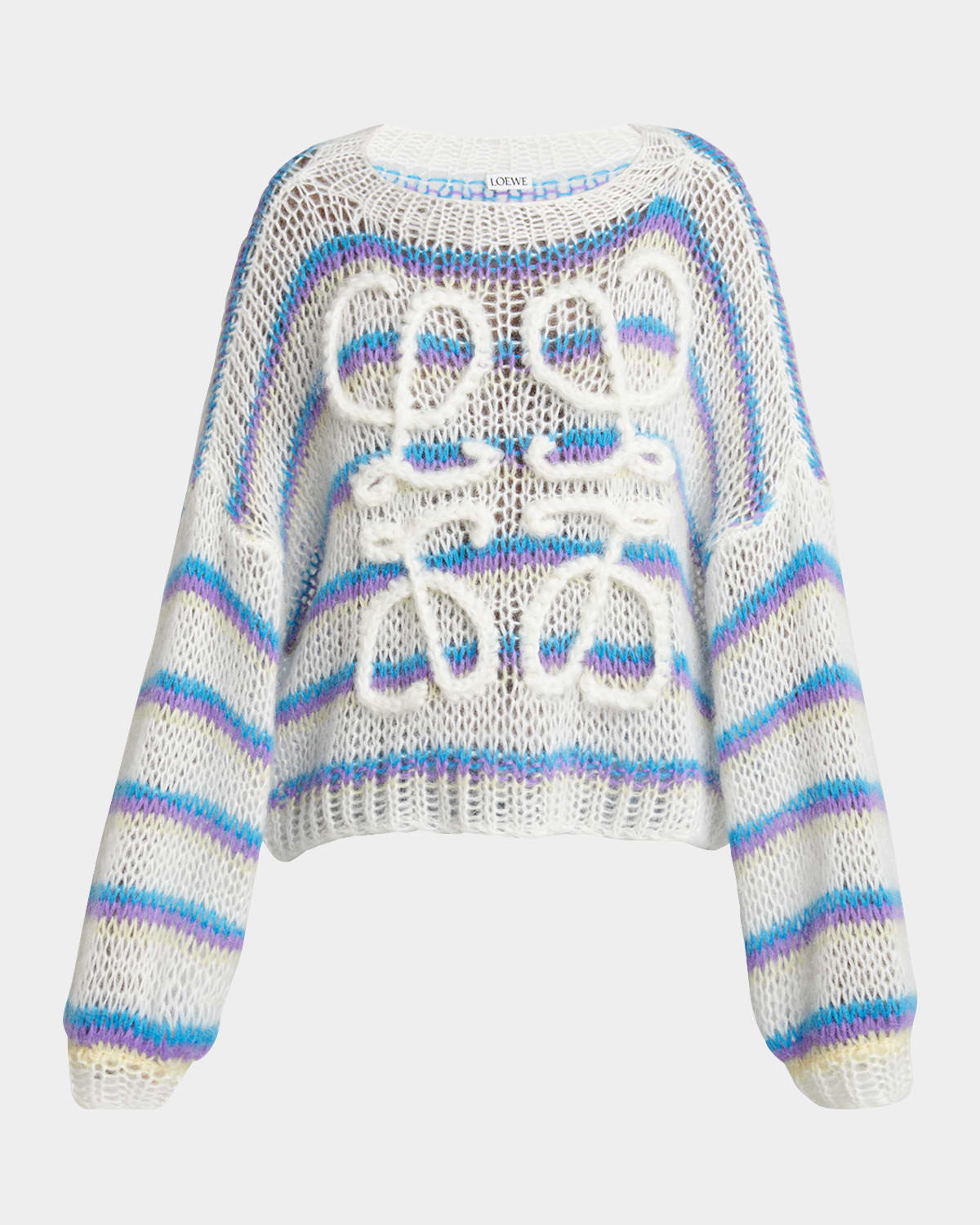 Striped Anagram Sweater | Neiman Marcus