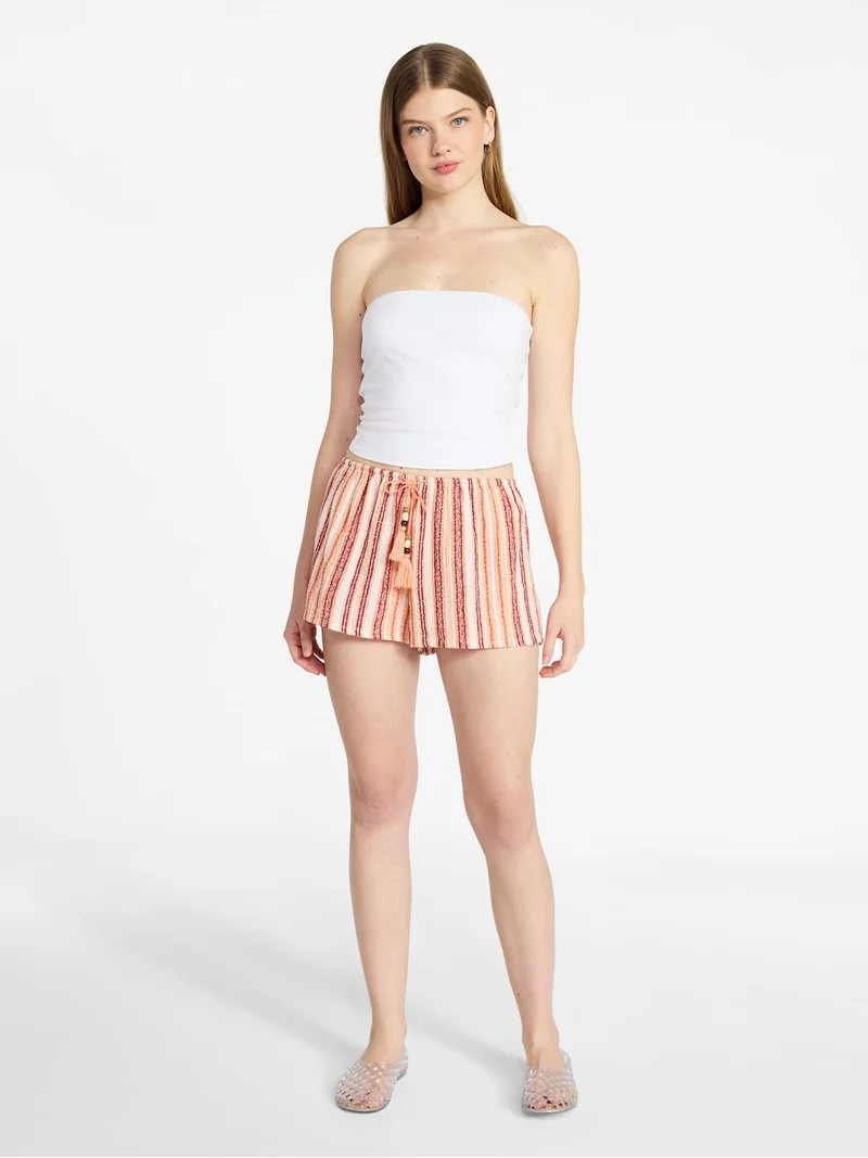 No Boundaries Cotton Pull On Shorts, 2" Inseam, Women's XXS-XXL | Walmart (US)