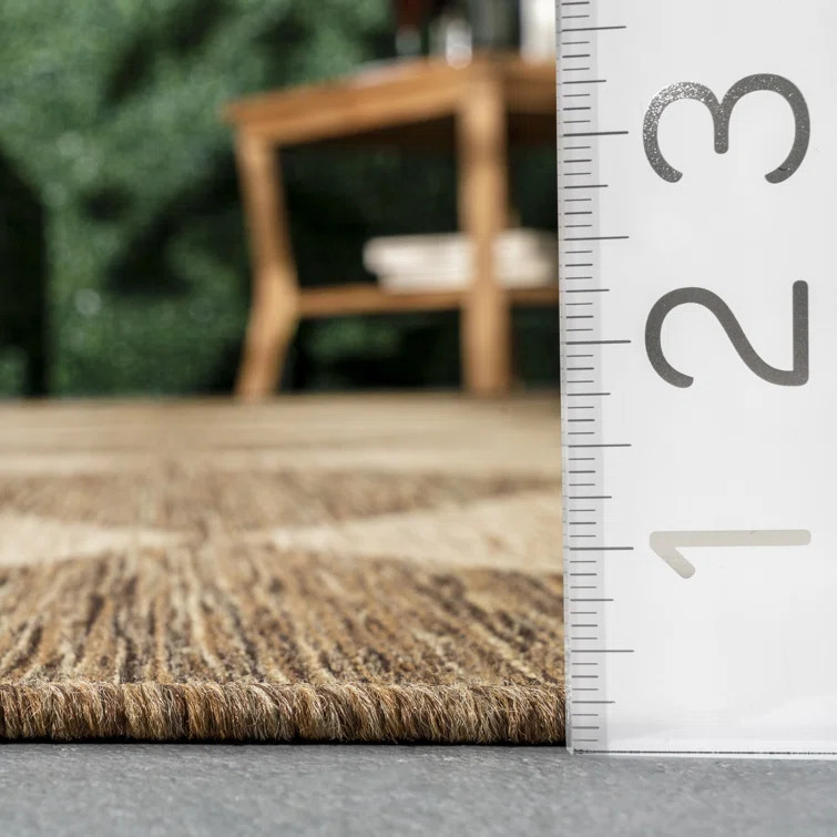 Cape Beige/Brown Indoor/Outdoor Rug | Wayfair North America