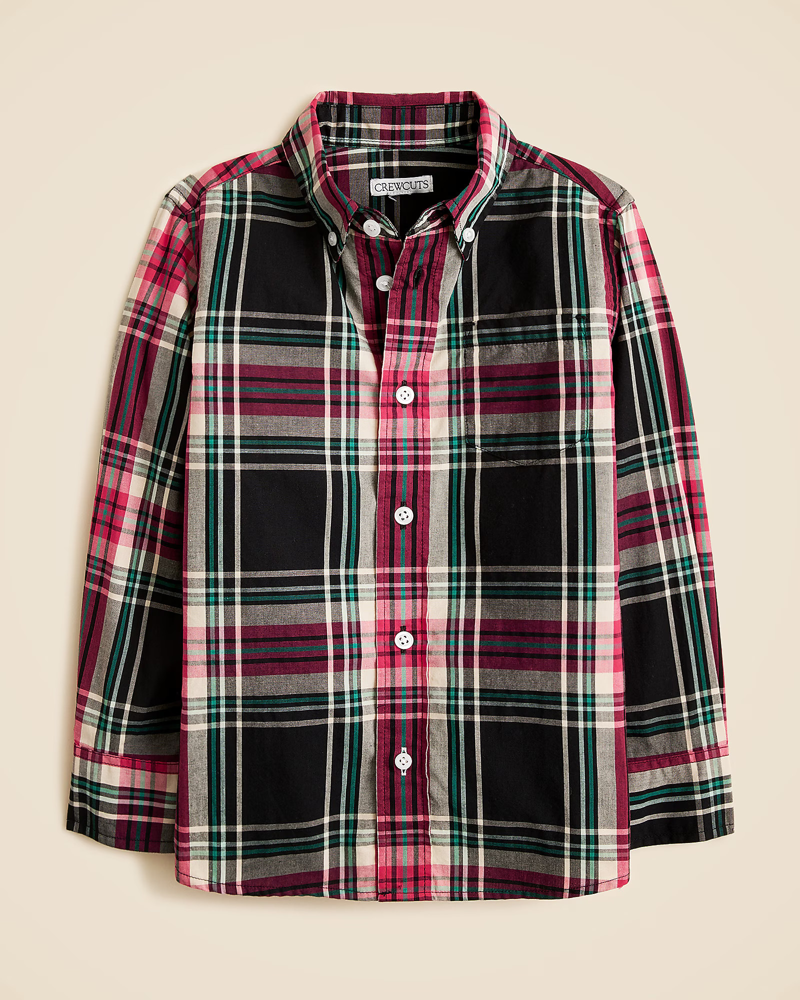 Scoopneck bubble-hem tank top in tartan | J. Crew US