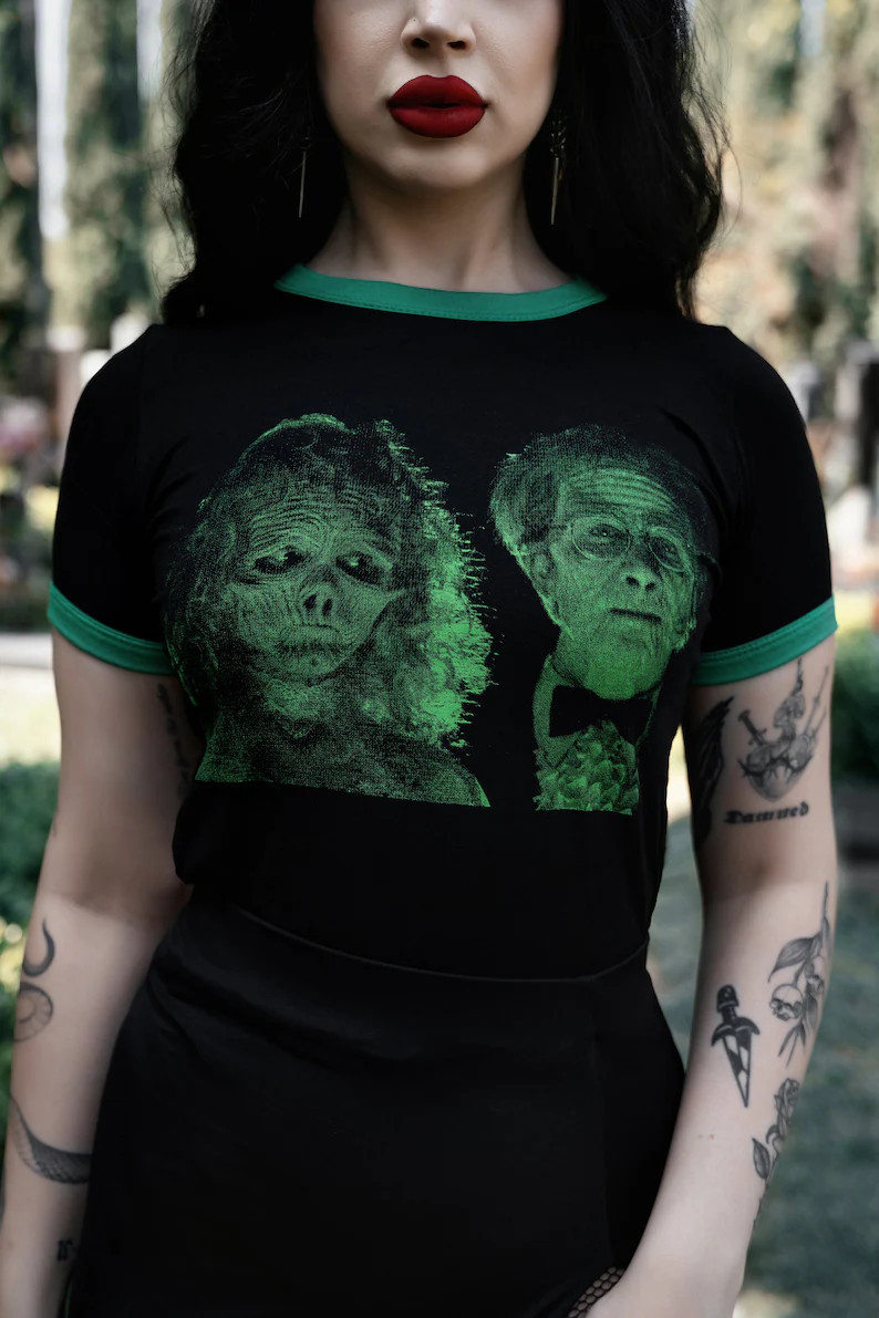 Beetlejuice Adam and Barbara Ringer Tee - Etsy | Etsy (US)
