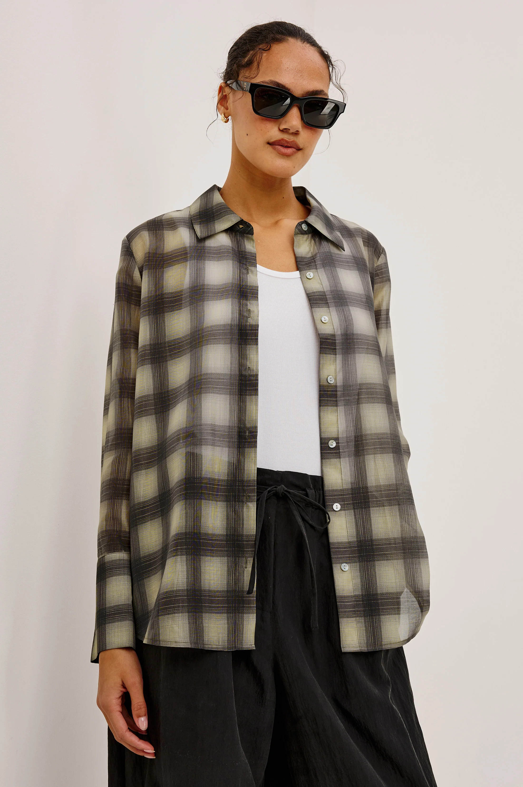 BISHOP SHIRT - ONYX TAUPE - M | Rails