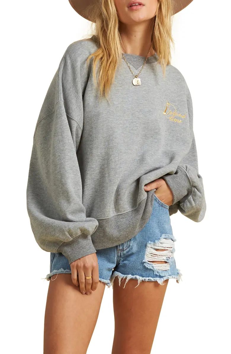 x The Salty Blonde Vacation Mode Relaxed Sweatshirt | Nordstrom