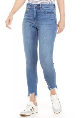 Calvin Klein Jeans Women's High Rise Skinny Shark Bite Ankle Jeans - - | Belk