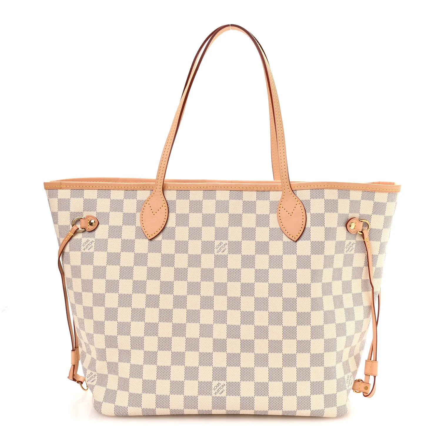 Louis Vuitton Damier Azur Neo Neverfull MM Rose Ballerine | FASHIONPHILE (US)