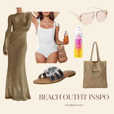 Summer beach outfit inspo! 

#LTKMidsize #LTKStyleTip #LTKSwim