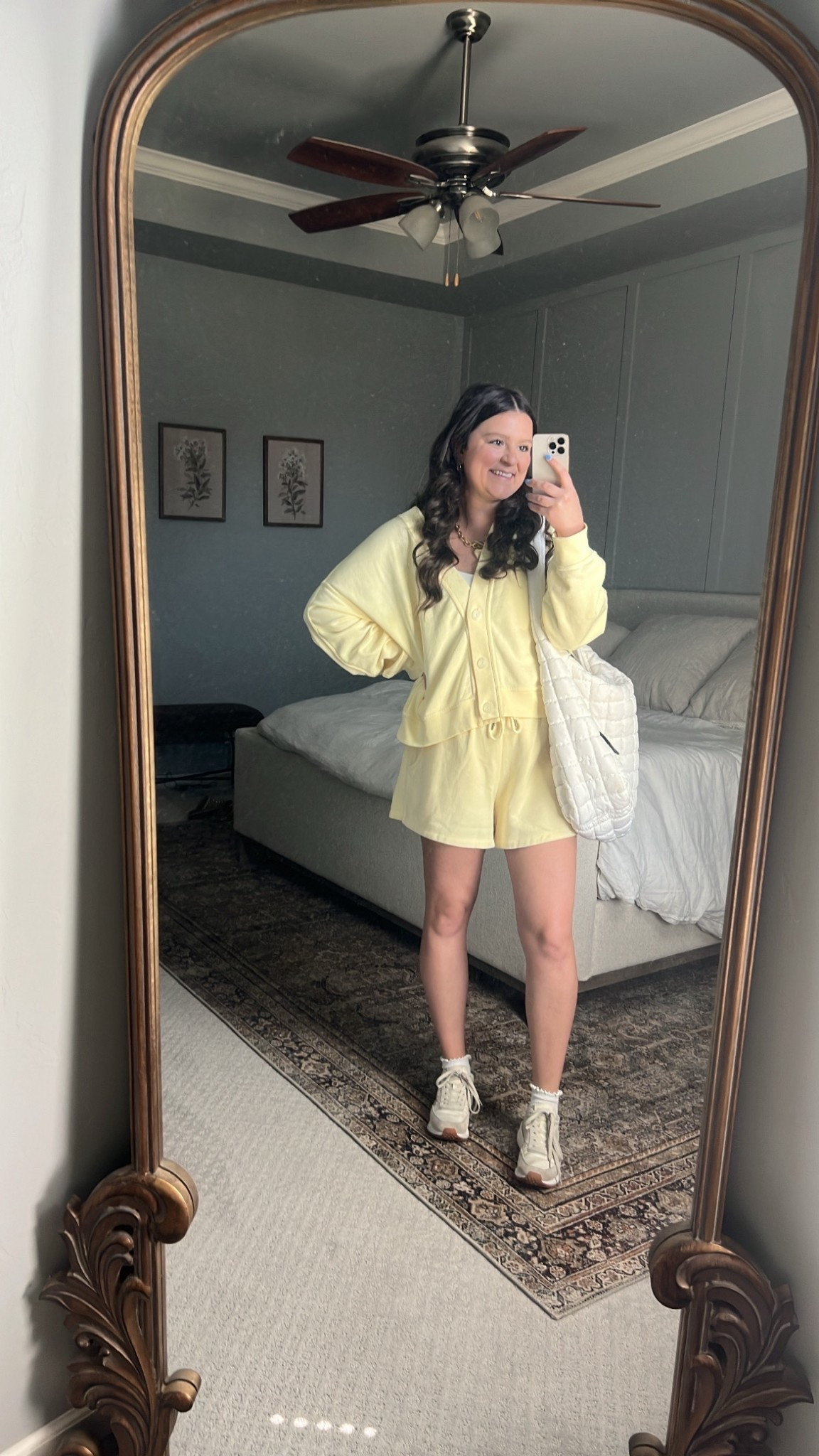 Comfy mom outfit spring! This yellow color is perfection! Wearing L in top for looser fit (sized up) & M in shorts, which is my TS.

Mom outfit / comfy mom outfit / comfy outfit / spring style / spring outfit / matching set / yellow / mom style / SAHM / wfh outfit / casual outfit / nursing friendly / post Partum friendly / post Partum style / target spring finds / toddler mom / everyday outfit 

#LTKmomlife #LTKootd