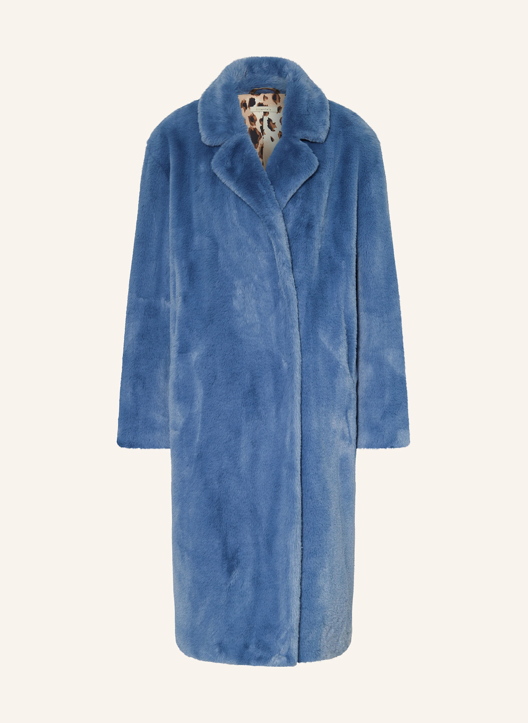 lilienfels Kunstfell-Mantel in blau | Breuninger (DACH)