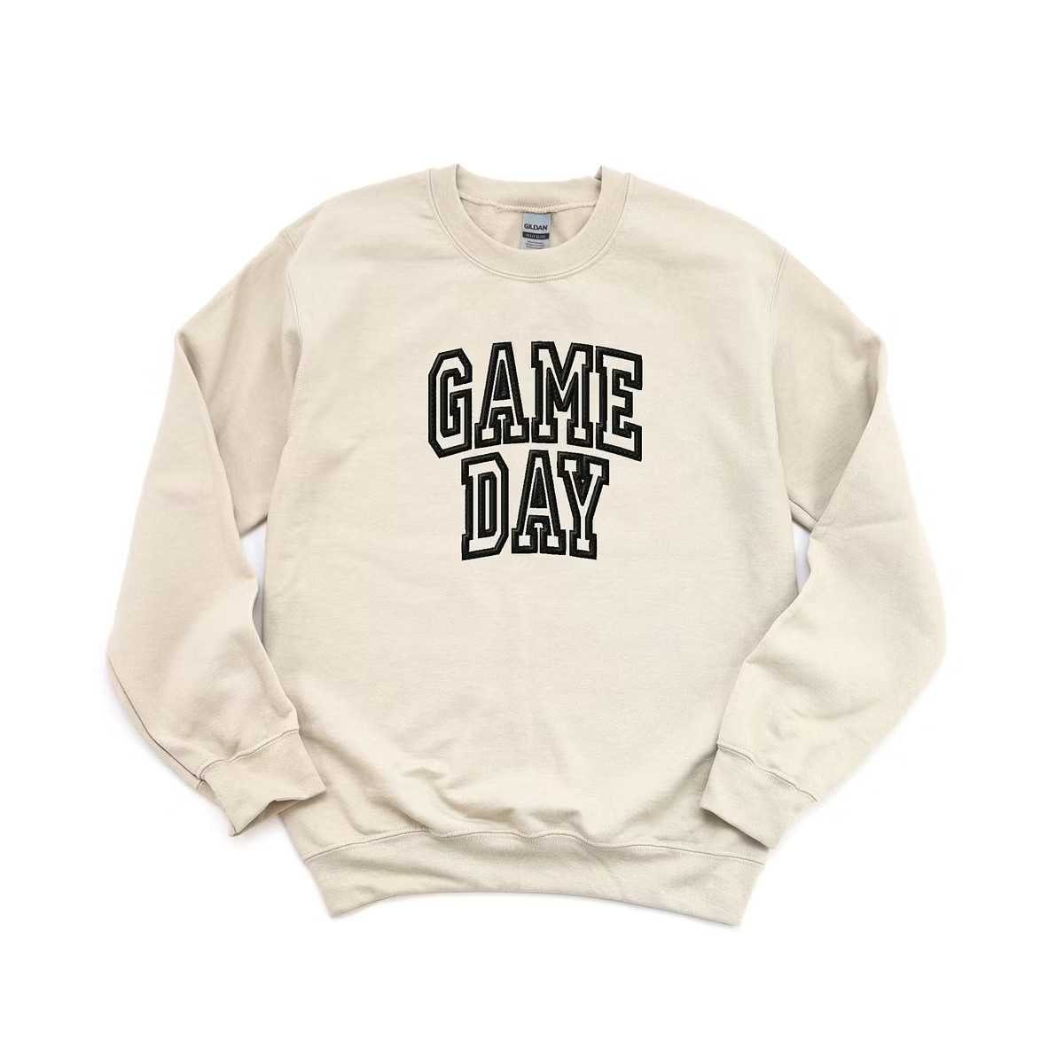 Simply Sage Market Women's Graphic Sweatshirt Embroidered Game Day Arched | Target