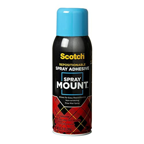 Scotch 6065 Spray Mount Adhesive, Repositionable,10.25 oz. | Amazon (US)
