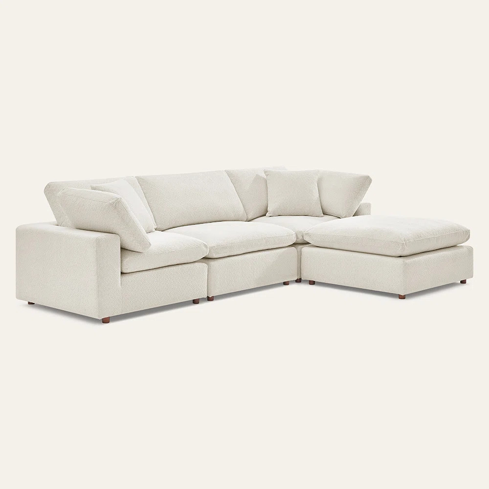 Serene  Minimalist Comfort Sofa Of 4 Pieces Set | Wayfair North America