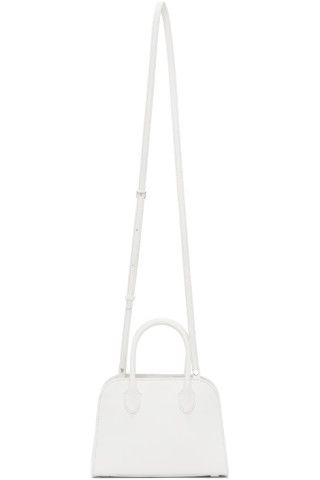 White Margaux 7.5 Top Handle Bag | SSENSE