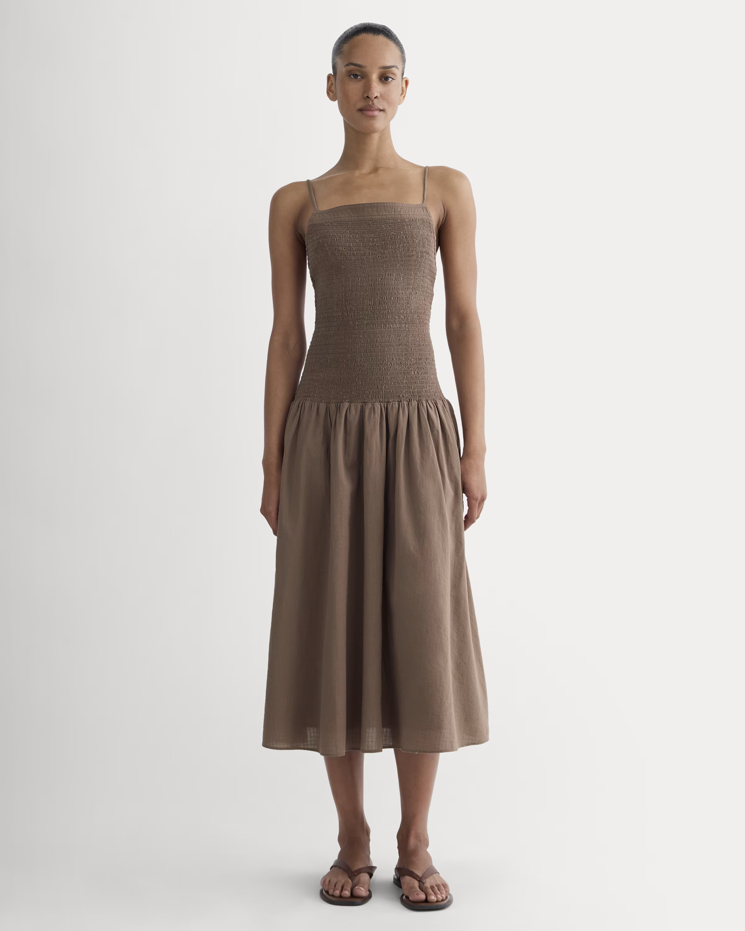 The Gauze Open-Back Dress | Everlane