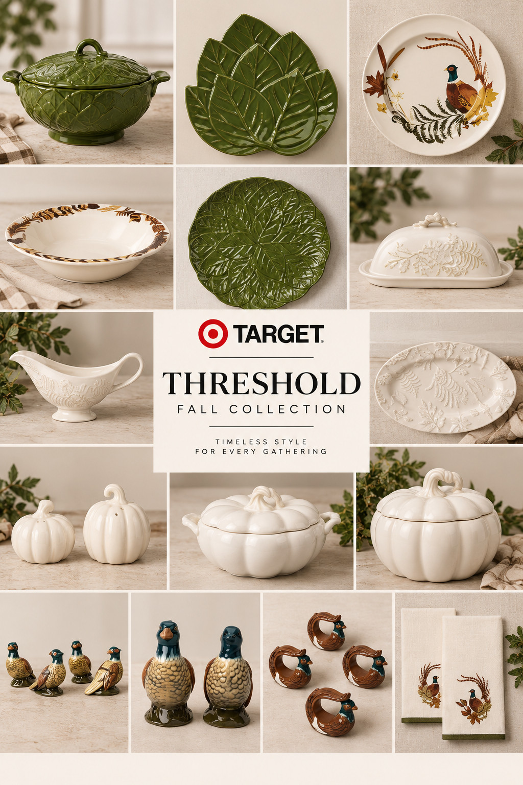 You HAVE to see the new Threshold fall collection! 🤎🍂 It’s giving ALL the PB vibes without the PB prices! 🙌✨ So many gorgeous pieces for a high-end fall table!

#TargetFinds #Threshold #FallDecor #FallTable #LTKHome #LookForLess 

 