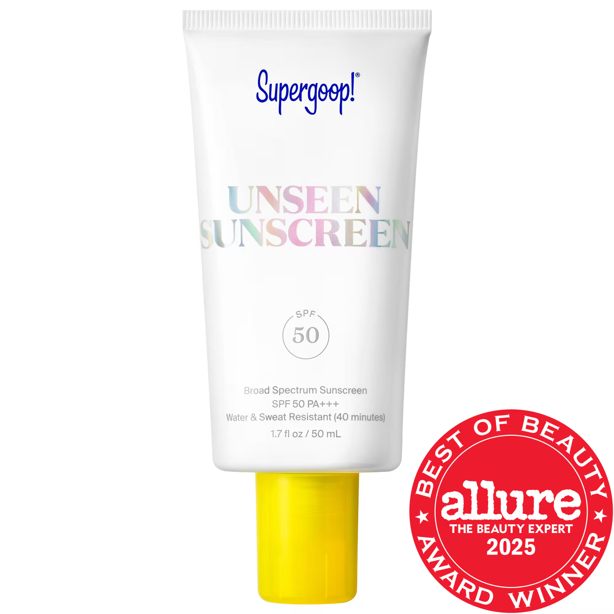 Supergoop! Unseen Sunscreen Invisible Broad Spectrum SPF 50 PA +++ 1.7 oz / 50 mL | Sephora (US)