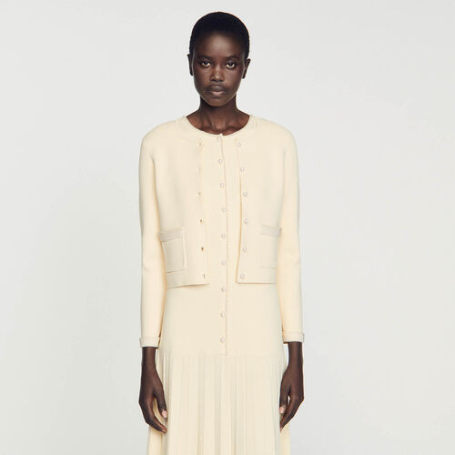 Beaded cardigan | Sandro US | Sandro-Paris US