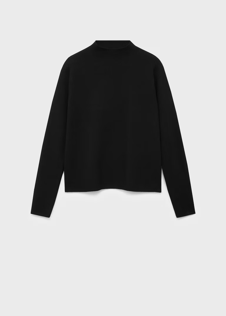 Knitted sweater with perkins neck | Mango (US/MX/AU)
