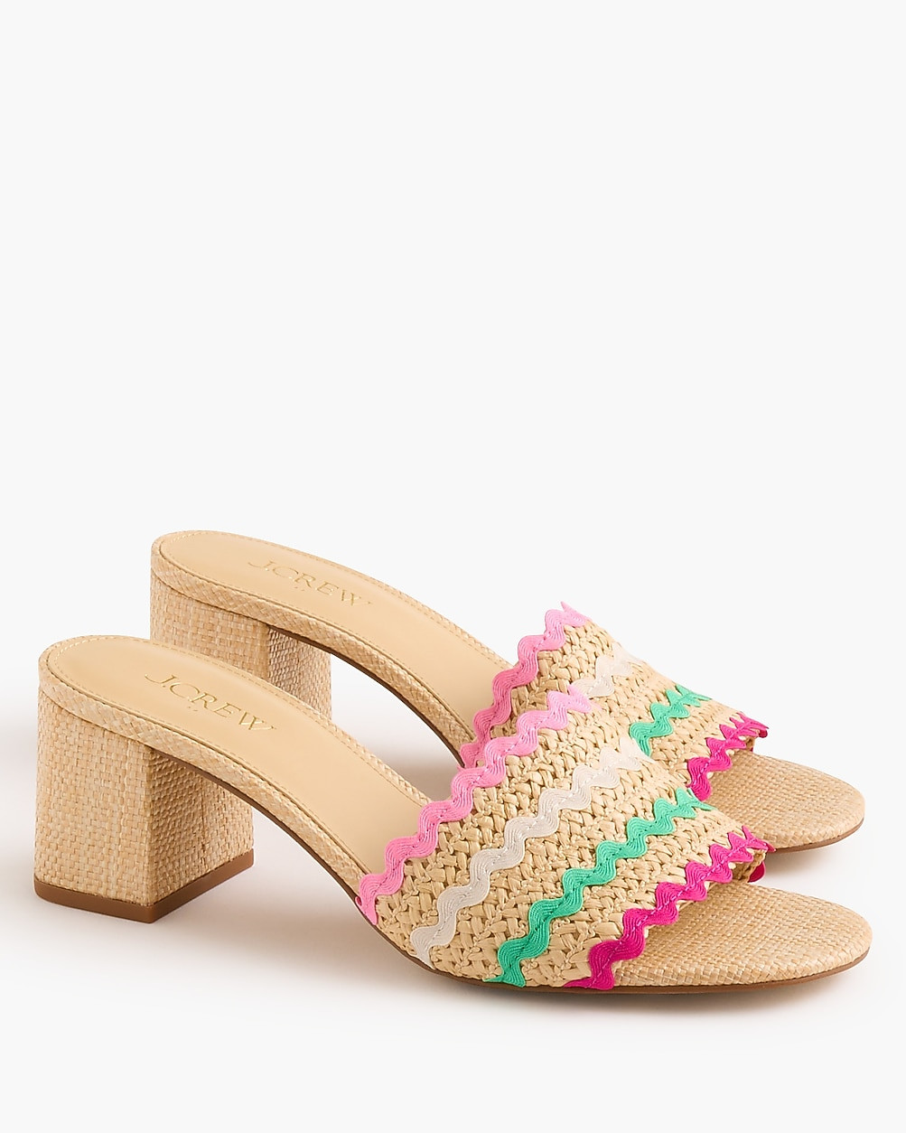 Woven heeled sandals | J.Crew Factory