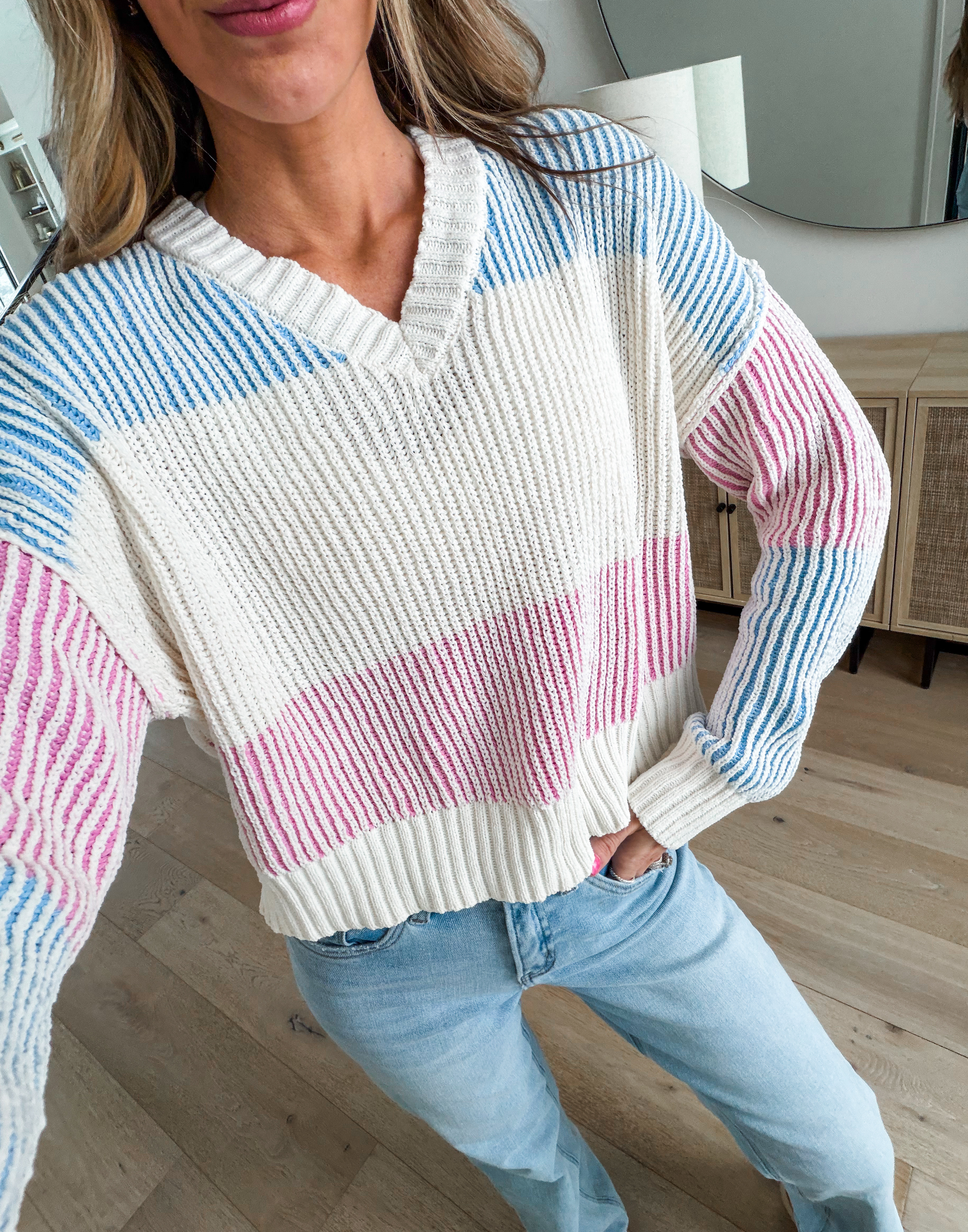 This sweater is so soft and fun for prespring! Use code Tori to save #casualstyle
