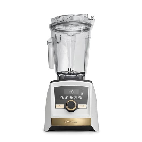 Vitamix A3500 Ascent Series Gold Label Smart Blender, Professional-Grade, 64 oz. Low-Profile Container, White with Gold Accents | Amazon (US)