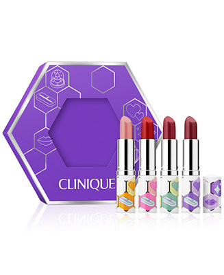 Clinique 4-Pc. Pop Treats Lip Set & Reviews - Makeup - Beauty - Macy's | Macys (US)