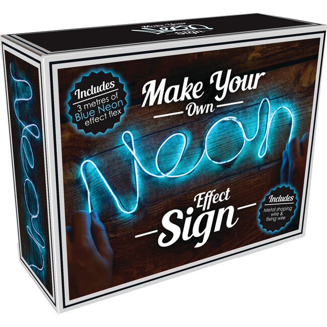 Neon Effect Light, Blue | Maisonette