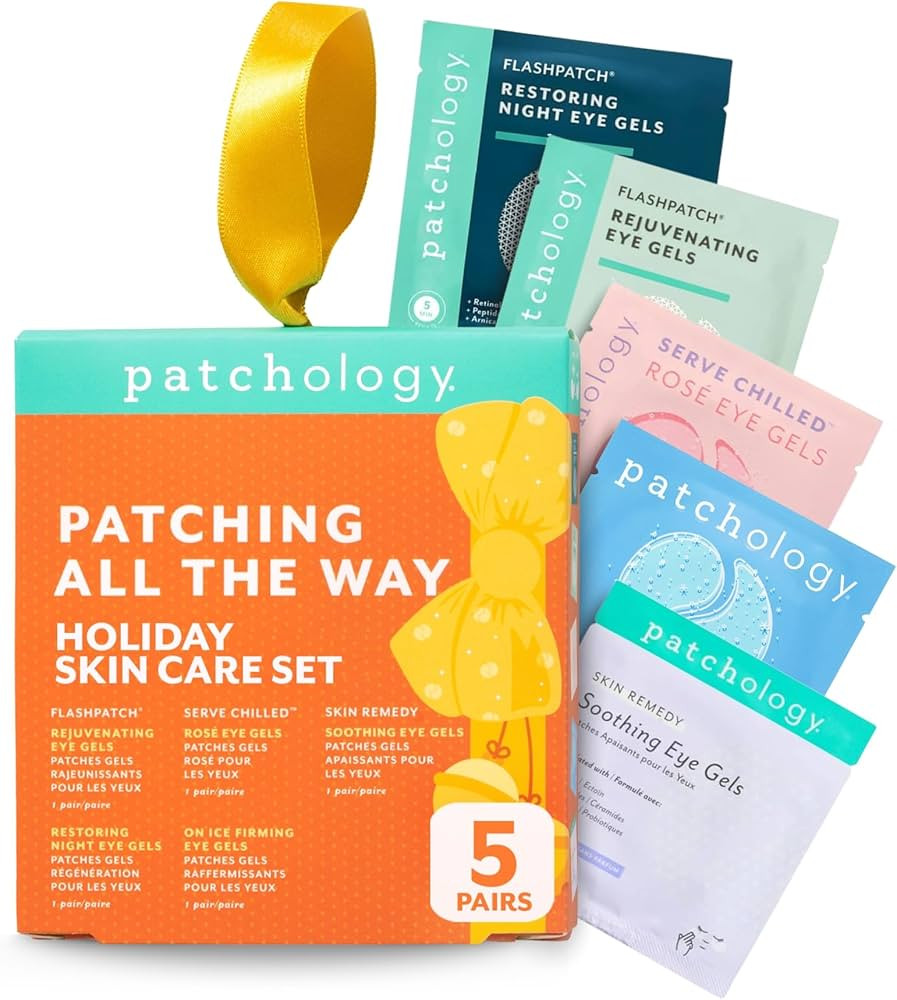 Patchology Patching All The Way Gift Set – Hydrating Under Eye Masks with Collagen, Retinol, Hy... | Amazon (US)