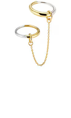 SENIA Chain Ring in Gold & Silver from Revolve.com | Revolve Clothing (Global)