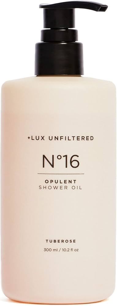 + Lux Unfiltered N°16 Opulent Shower Oil in Tuberose - Luxurious Hydrating Full Body Oil Cleanse... | Amazon (US)