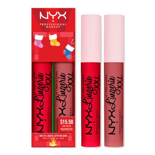 Limited Edition Lip Lingerie XXL Matte Lipstick Duo Holiday Gift | Ulta