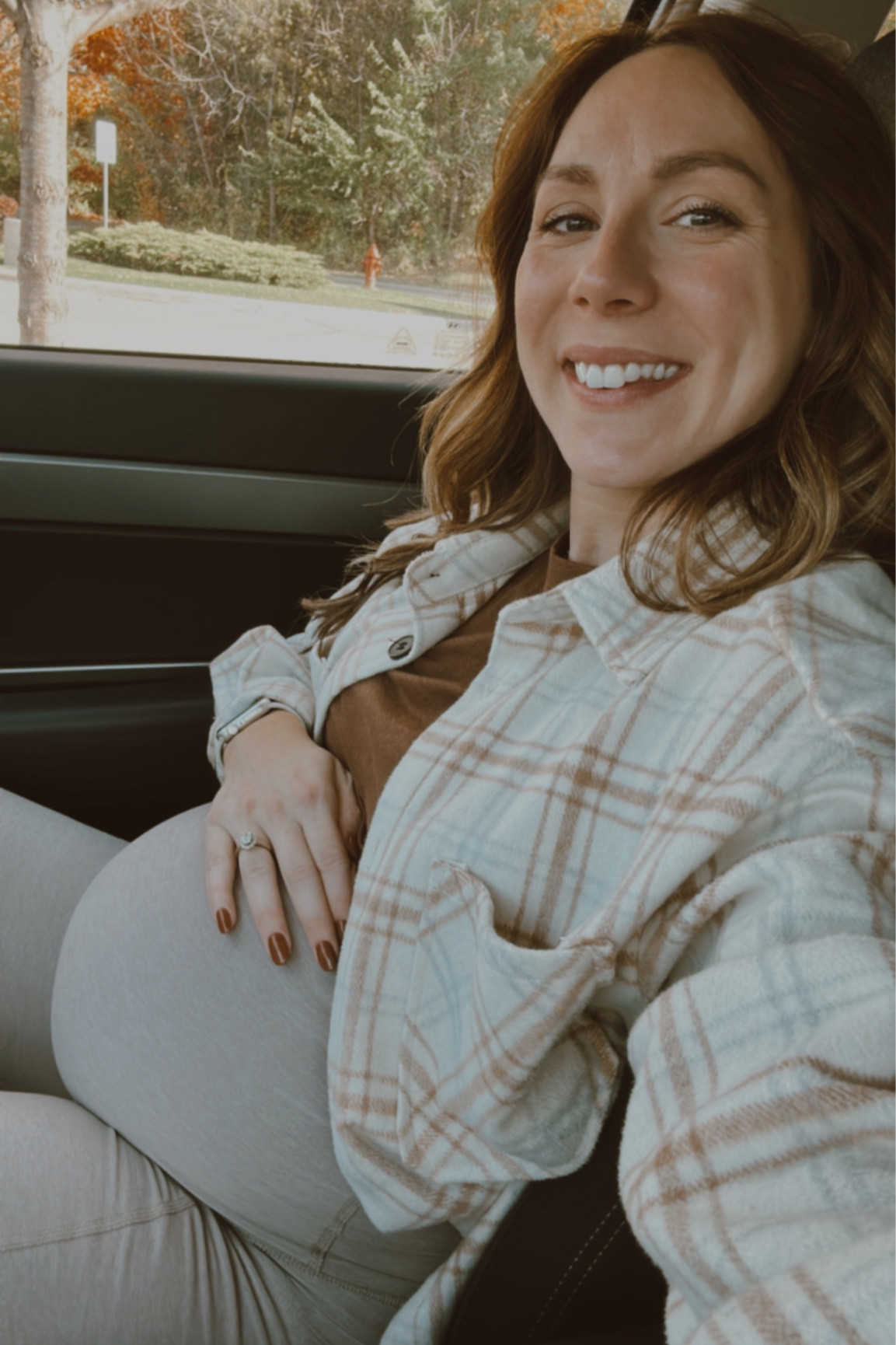 Pregnancy outfit for a little road trip. Best maternity leggings ever!

#LTKbump