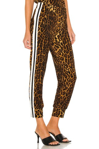 Norma Kamali Side Stripe Jog Pant in Pantera from Revolve.com | Revolve Clothing (Global)