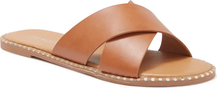 TOP GUY Crisscross Flat Sandal | Nordstromrack | Nordstrom Rack