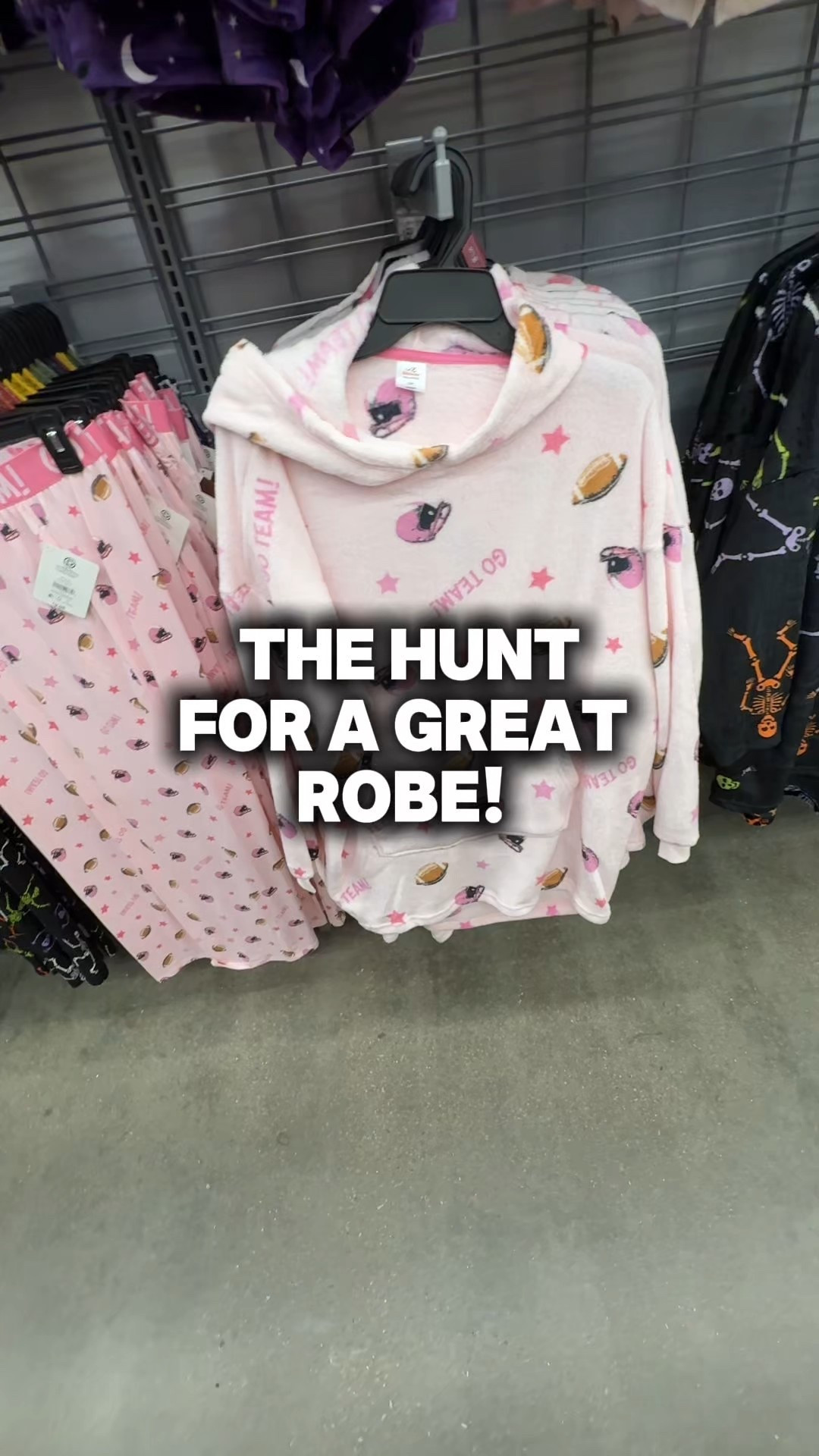 First stop in the Hunt for Robe October! Walmart 

Sweatshirt robe type, fuzzy pajamas and just an old fashioned fuzzy robe! 

#LTKFamily #LTKSeasonal #LTKHalloween