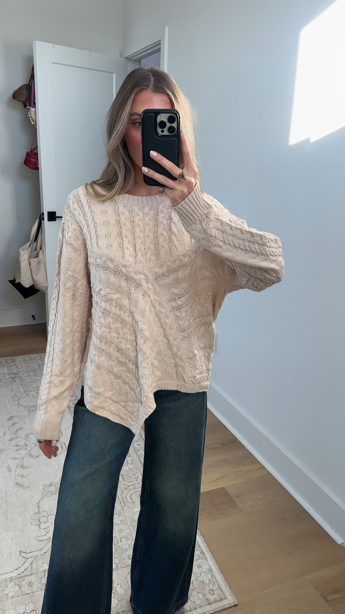 Amazon size small Women’s Cable Knit Sweater Crewneck Long Sleeve Soft Regular Fit with High Low Hem Fashion Pullover Tops 2026

#LTKootd #LTKSaleAlert #LTKSeasonal