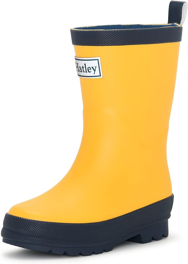 Hatley Unisex Kid's Solid Rain Boots | Amazon (US)