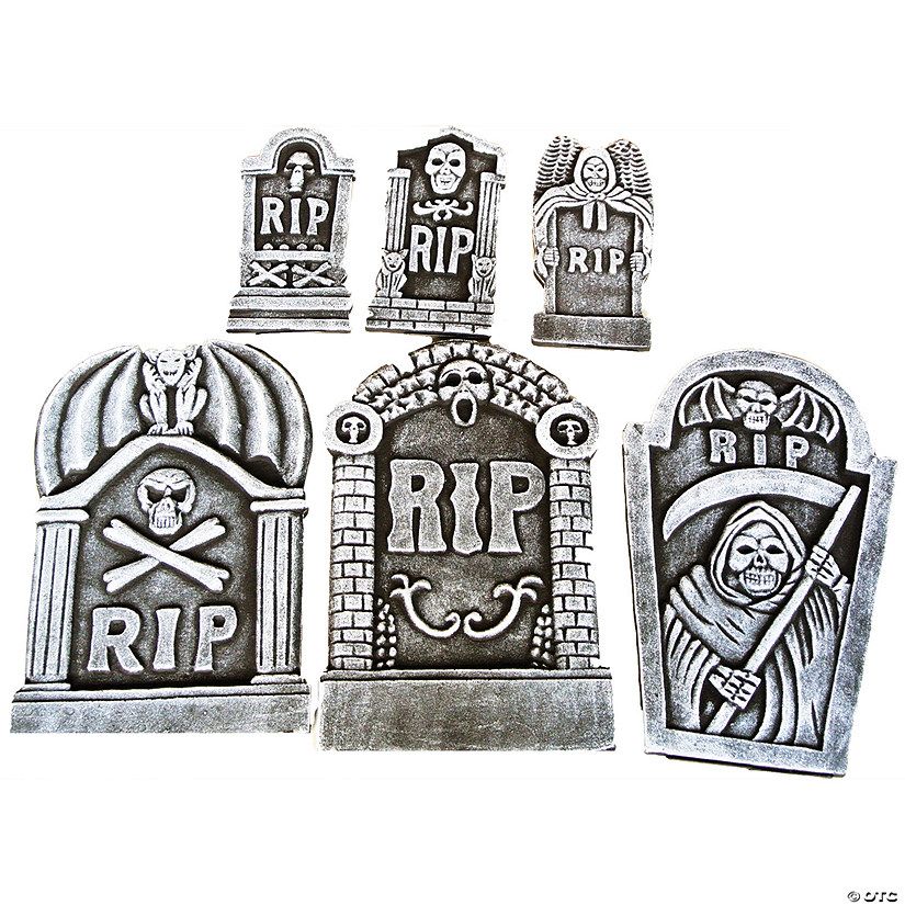 6 Piece Tombstone Kit | Oriental Trading Company