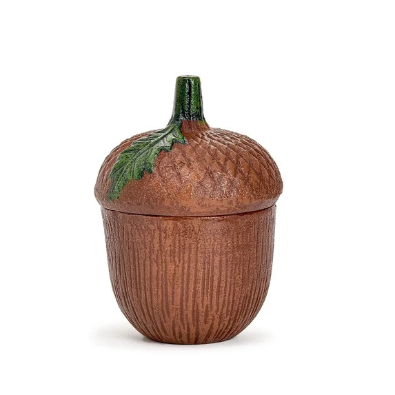 Sungmor Cast Iron Acorn Decorative Box, Vintage Trinket Box Small Storage Jar with Lid, Candy Sna... | Walmart (US)