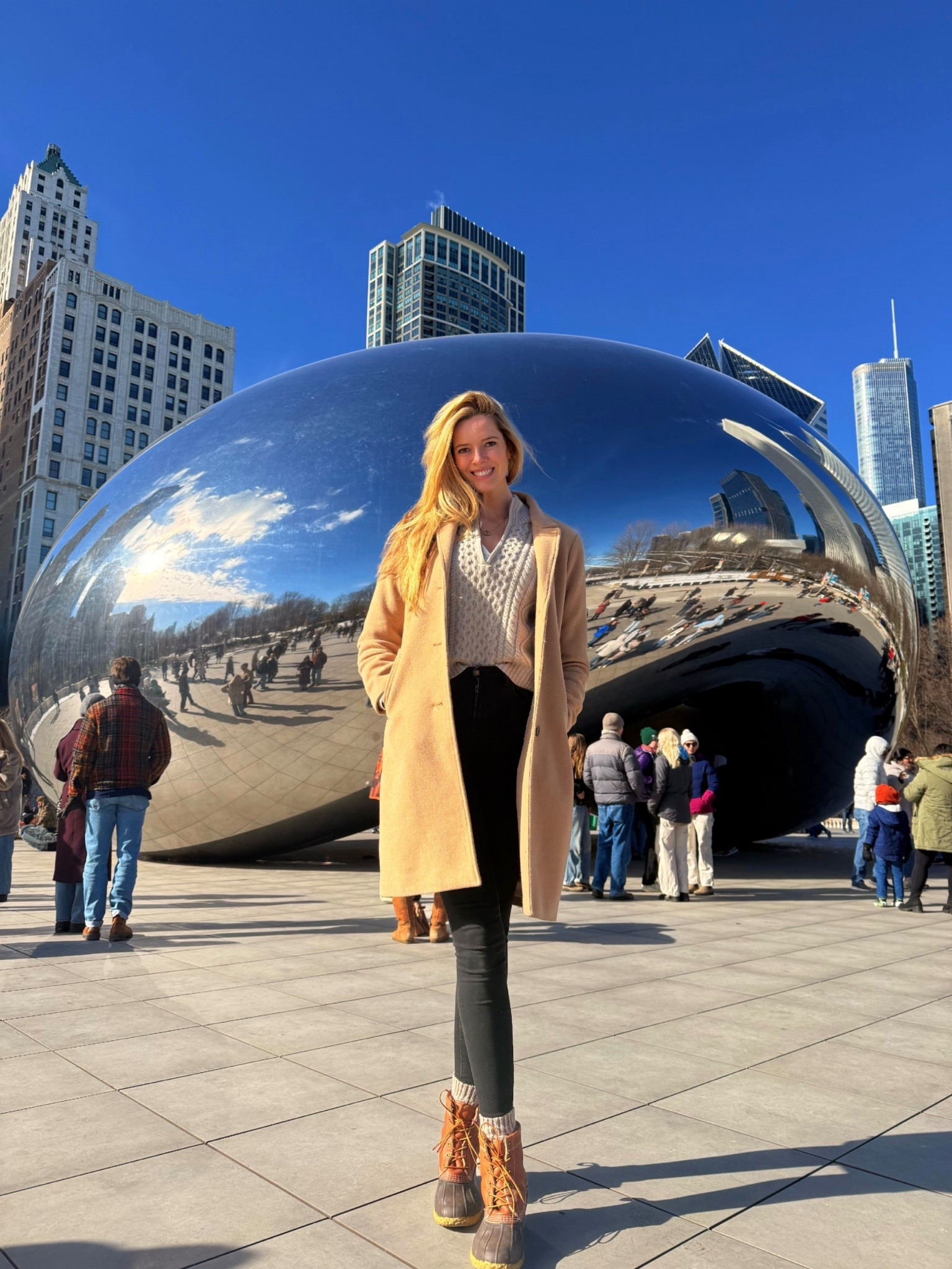 Chicago winter time outfit!
Jeans: 4 x-long
Sweater: Large (for arm length)
Shirt: Medium
Coat: Large tall (oversized fit)
Boots: 11
Wool Socks: got these at a local store!

#LTKTall #LTKTravel #LTKSeasonal