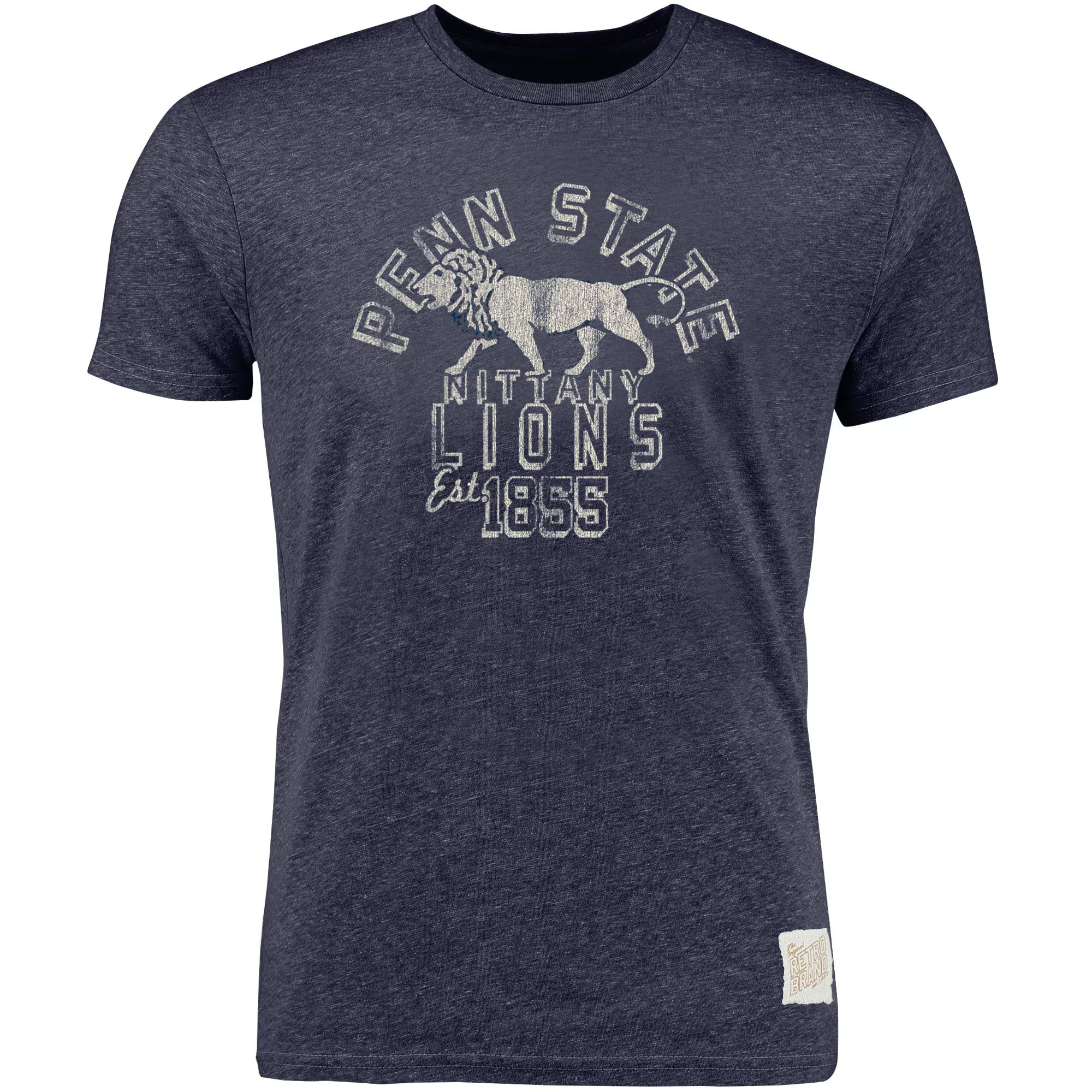 Penn State Nittany Lions Original Retro Brand Vintage Est. Tri-Blend T-Shirt - Heathered Navy | Fanatics